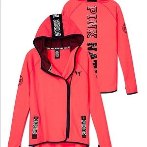 VS Pink Nation fashion show bling full zip new
